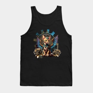 Wonderful fantasy steampunk cat. Tank Top